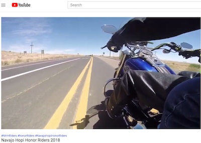Navajo Hopi Honor Riders video