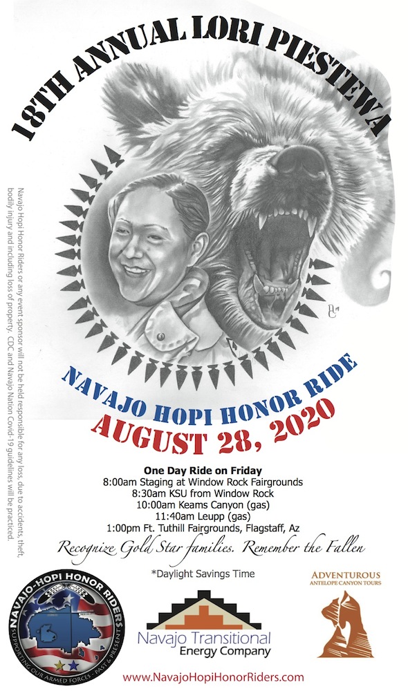 18th Annual Lori Piestewa Navajo Hopi Honor Ride 